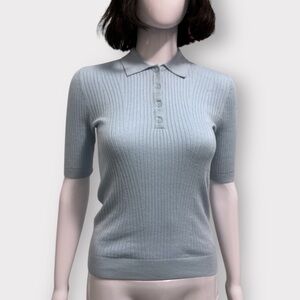 Ralph Lauren Black Label Ribbed Short Sleeve Top